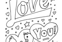 love you coloring pages love you coloring pages