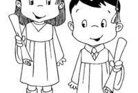 graduation color page graduation color page