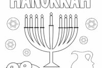 hanukkah coloring pages printable