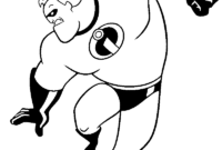 elastigirl coloring pages
