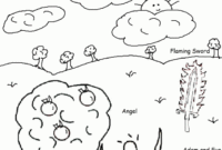 garden of eden coloring page