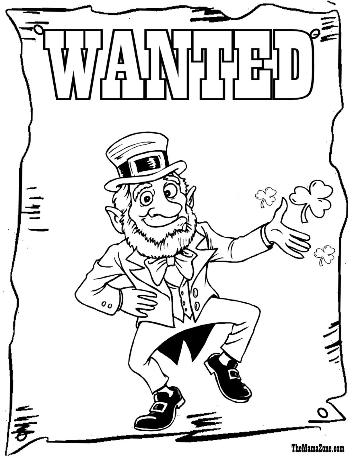 Leprechaun Coloring Pages (1) Coloring Kids - Coloring Kids