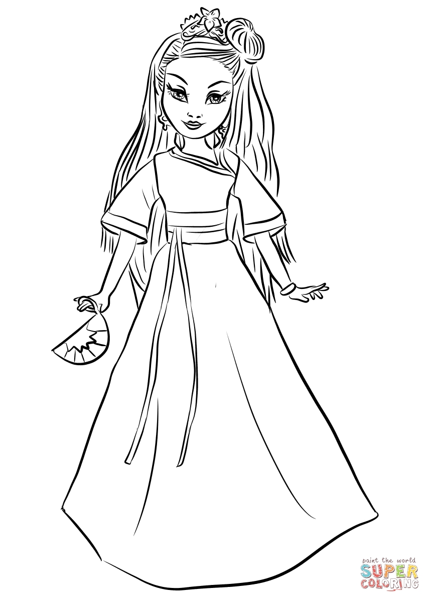 Mal Descendants Coloring Pages at GetDrawings | Free download