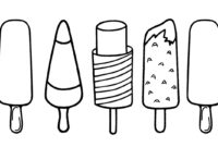 popsicles coloring pages