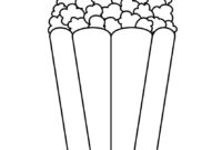 printable popcorn box coloring page printable popcorn box coloring page