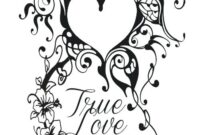 rose tattoo coloring pages rose tattoo coloring pages