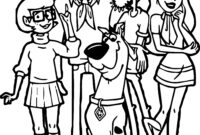 free coloring scooby doo