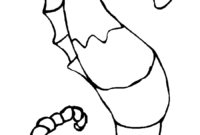 sea horse color page