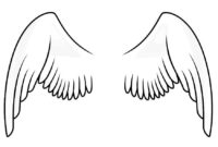 wing coloring pages