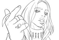 billie eilish color pages