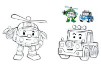coloriage robocar