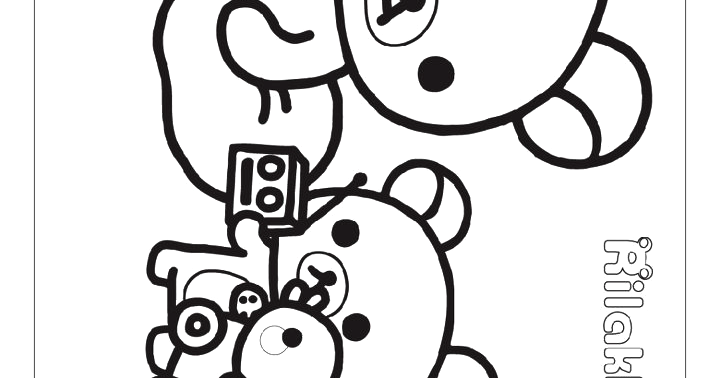 Rilakkuma Coloring Pages Coloring Pages