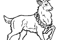 dessin de rennes du pere noel