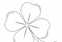 shamrock coloring pages free shamrock coloring pages free