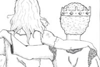 david and jonathan coloring page free