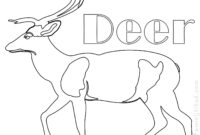 deer antler coloring pages
