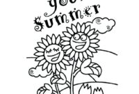 coloring pages disney summer