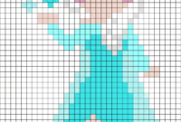 Grille Pixel Art A Imprimer : Pixelart Printemps Grille - Fichier Pdf destiné Pixel Art - Coloriage Numacrotac