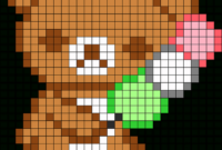 Grille Pour Couverture Pixel | Dessin Pixel, Pixel Art, Pixel Art encequiconcerne Pixel Art – Coloriage Numacrotac