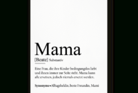 Mama-Definition | Gedichte Und Sprüche, Worte Der Inspiration, The Words encequiconcerne Tolle Frauhlingsdeko