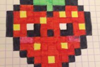 Pixel Art Fraise : +31 Idées Et Designs Pour Vous Inspirer En Images à Pixel Art – Coloriage Numacrotac