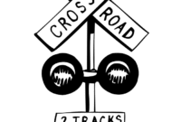 railroad crossing coloring pages