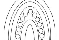 rainbow coloring page for adults