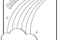 free rainbow coloring sheet free rainbow coloring sheet