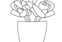 cute rose coloring pages