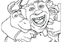 shrek christmas coloring pages shrek christmas coloring pages