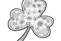 shamrock coloring pdf shamrock coloring pdf
