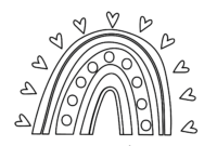 rainbow pictures printable rainbow pictures printable