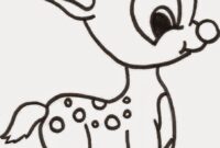 christmas coloring pages reindeer
