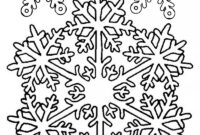 snow flakes coloring
