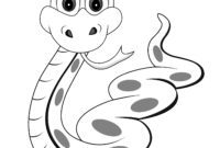 coloring pages snakes printable