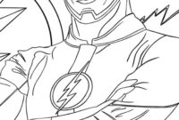 easy flash coloring pages