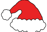 santa hat printable pattern santa hat printable pattern