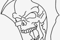 halloween skull coloring pages