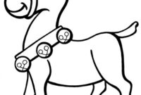 rudolph coloring page