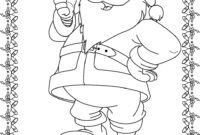 coloring pages santa claus