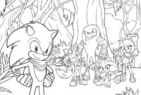 sonic the hedgehog and friends coloring pages