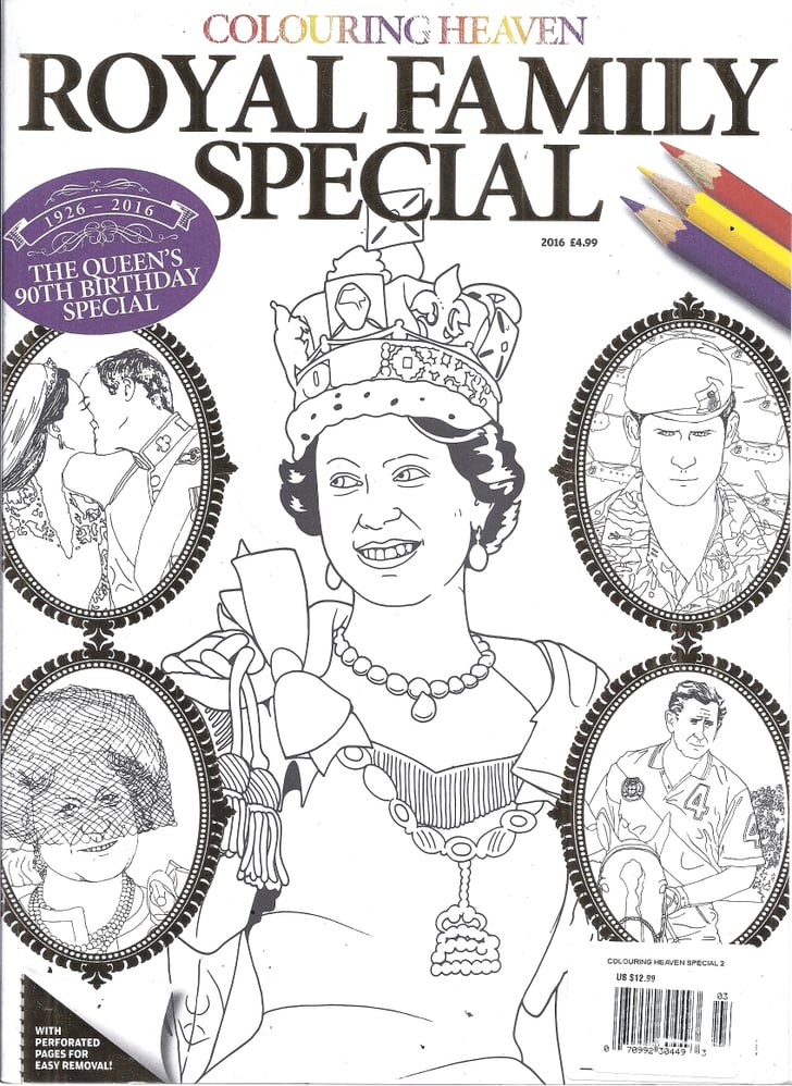 Royal Family Coloring Book | Royal Family Stocking Stuffers | POPSUGAR