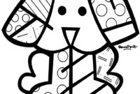 romero britto coloring pages