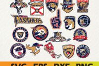 florida panthers black logo