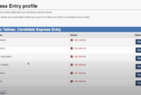 canada express entry form filling canada express entry form filling