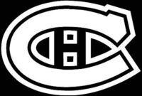 canadiens black and white logo